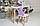 Білий столик хмарка та стільчик корона дитячий фіолетовий. Білосніжний столик дитячий., фото 4