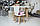 Дитячий прямокутний стіл і стільчик білосніжний ведмежа.Столик білий дитячий, фото 10