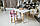Прямокутний стіл та стільчик дитячий метелик білосніжний. Столик білий дитячий, фото 8