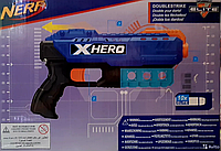 Бластер NERF с мягкими патронами (автомат, пистолет с пульками, игровой набор с пистолетом) KA