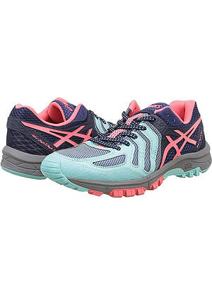 Кросівки жіночі Asics Gel-FuJiAttack 5 Wmn 35,5 (22,5 см) Aqua Splash/Diva Pink/Indigo Blue, фото 3