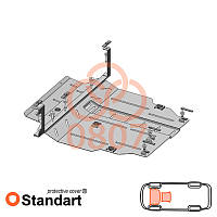 Mitsubishi Outlander II / XL 2006-2012 Kolchuga Standart (Защита двигателя и КПП)