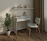 Комп'ютерний стіл MebelProff КС-30, письмовий стіл з висувним ящиком, туалетний столик, фото 5