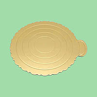 Подложка картонная для торта золотая Подставка кондитерская под торт D 24,5 cm VarioMarket