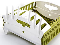 Сушилка настольная для посуды Compact Dish Rack (пластиковая сушилка для посуды, сушка для посуды) KA