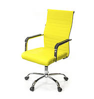 Кресло АКЛАС Кап FX СН TILT Желтое. Офисное кресло. Рабочий стул