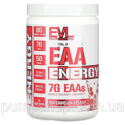 Амінокислоти EVLution Nutrition EAA Energy 375 г (30 порц.) (фруктовий пунш), фото 1