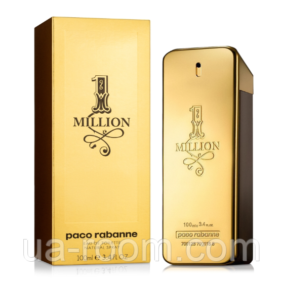 Мужская парфюмированная вода Paco Rabanne 1 Million, 100 мл. (premium)