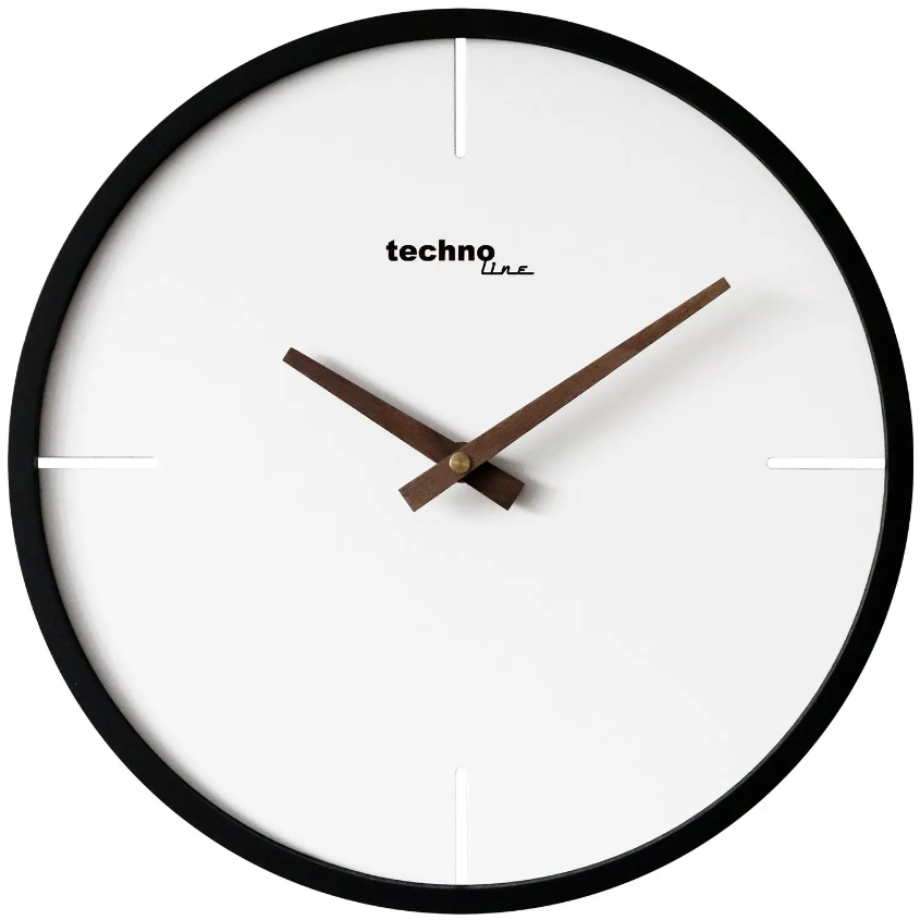 Годинник Кухонний Кварцовий Настінний для дому Technoline WT4130 White/Black (WT4130) Німеччина