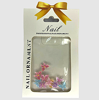 Декор для нігтів 3D "Камінці-метелики", 10 шт (прикраси для нігтів) KA