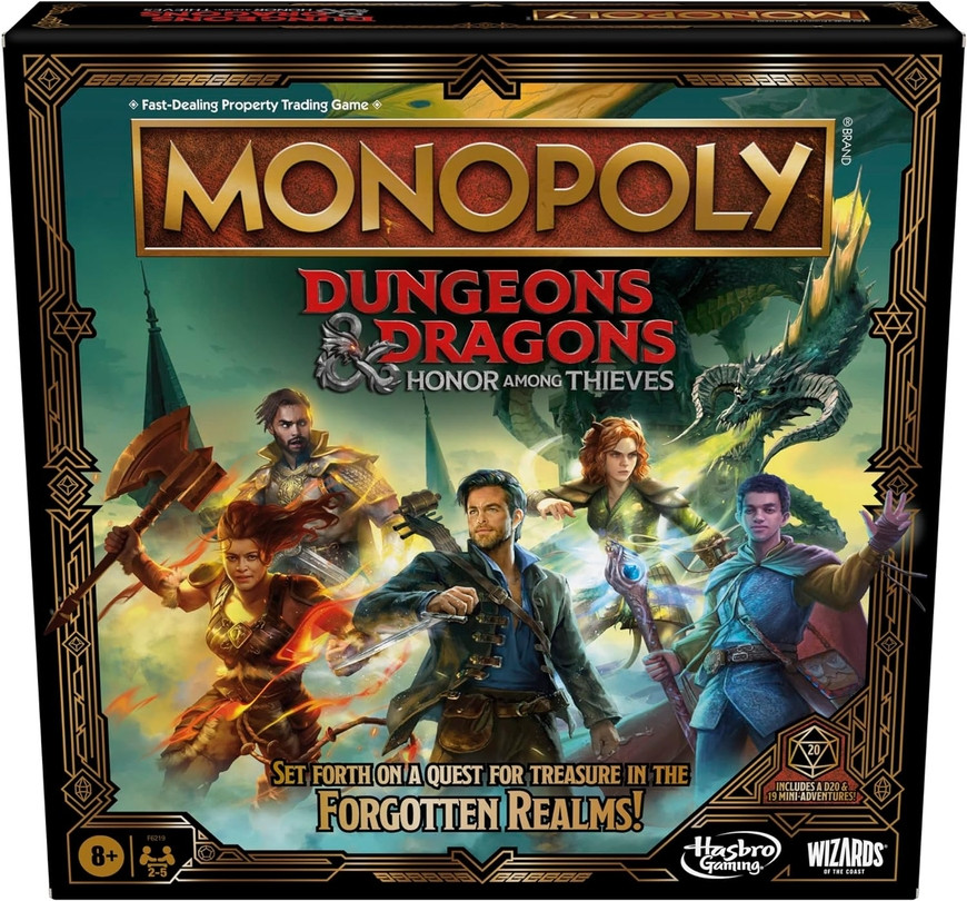 Monopoly Dungeons & Dragons: Honor Among Thieves (Монополія D&D: Честь злодіїв, Англійський)