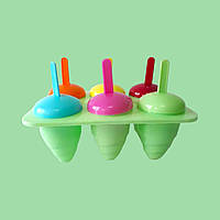 Формы для мороженого пластиковая в наборе 6 штук Формочки для фруктового льда L 8 cm VarioMarket