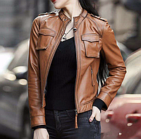 Жіноча шкіряна куртка Urban. (0011)