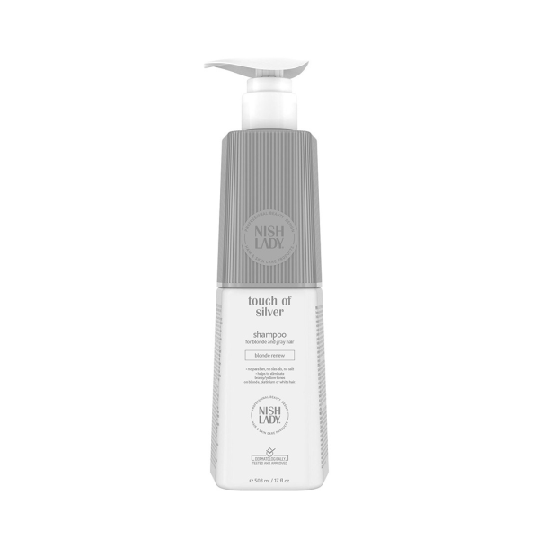 Шампунь для нейтралізації жовтизни NishLady Touch of Silver Shampoo 503мл