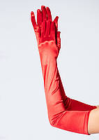 Довгі червоні рукавички