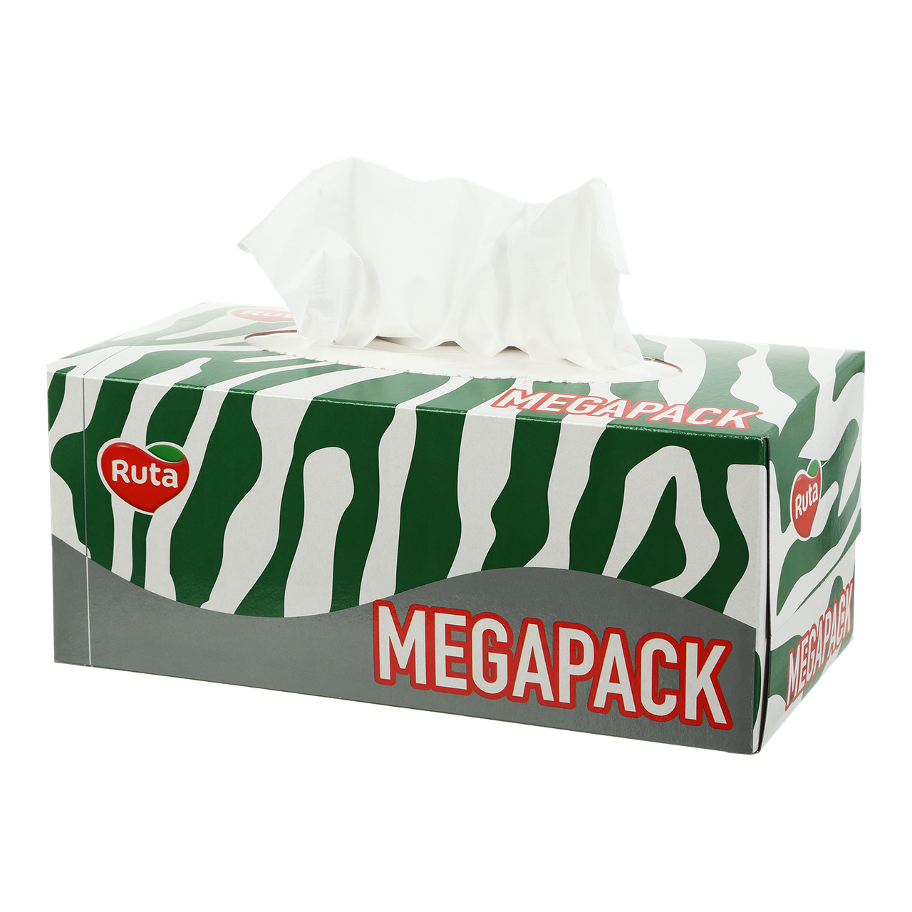 /Серветки косметичні Family Pack 20х21 см 226 шт 2сл білий (12 шт/ящ) RUTA