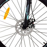 Спортивний велосипед 26 дюймів (рама 19", швидкість 21) Profi G26VELOCITY A26.1 Зелено-чорний, фото 5