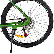 Спортивний велосипед 26 дюймів (рама 19", швидкість 21) Profi G26VELOCITY A26.1 Зелено-чорний, фото 6