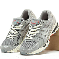 Кроссовки мужские Asics Gel-Kayano 14 Grey Orange / Асикс гель каяно 14 серые оранжевые 41