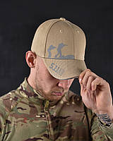 Тактическая кепка 5.11 койот для военнослужащих универсальная , Регулируемая бейсболка цвета койот армей niki