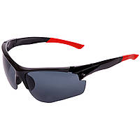 Cпортивные cолнцезащитные очки велоочки Oakley 8870 Black-Grey-Red