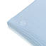 Муслін однотонний двошаровий жатий, колір світло-блакитний, ширина 135 см, фото 4