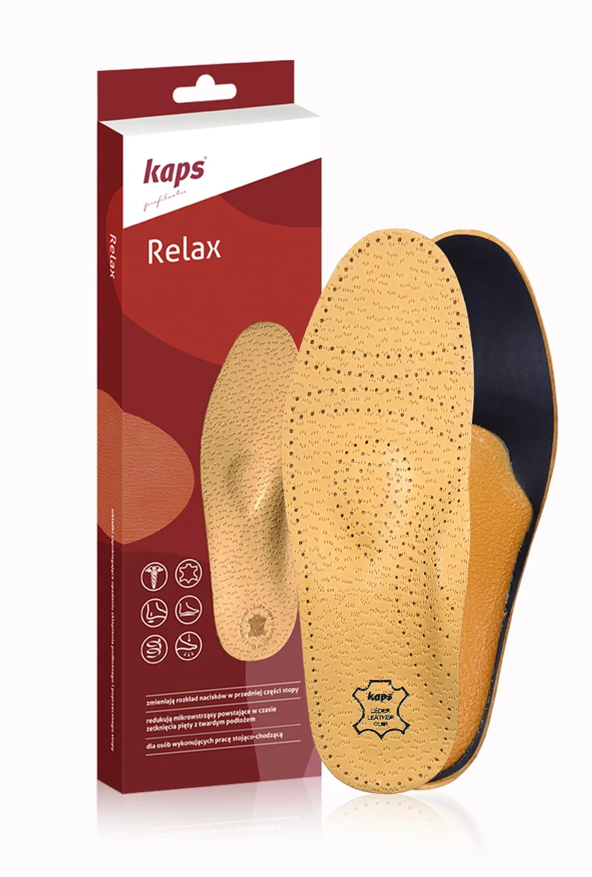Устілки ортопедичні шкіряні Kaps Relax р.42, фото 1