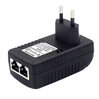 PoE адаптер инжектор питания камер RJ45 48В 0.5А at