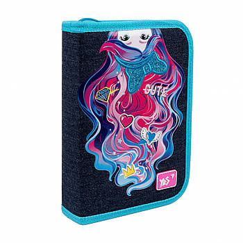 Пенал твердий одинарний з двома клапанами Yes Caramel Girl HP-04 (533588)