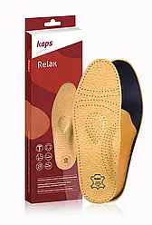Устілки ортопедичні шкіряні Kaps Relax р.43