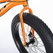 Спортивний велосипед 26 дюймів Напівфетбайк (рама 17", Shimano 21SP) Profi EB26AVENGER 1.0 S26.1 Помаранчевий, фото 3