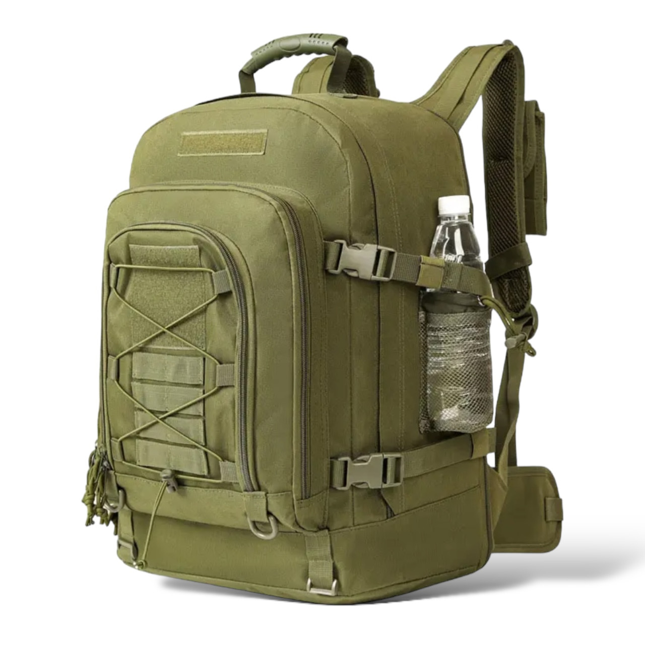Тактичний рюкзак із чохлом для рації 50-60 л. Зеленого кольору