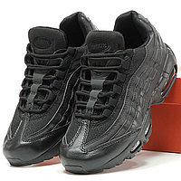 Кроссовки мужские и женские Nike air max 95 black / Найк аир макс 95 черные