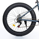 Спортивний велосипед 26 дюймів Напівфетбайк (рама 17", Shimano 21SP) Profi EB26AVENGER 1.0 S26.2 Графітовий, фото 4