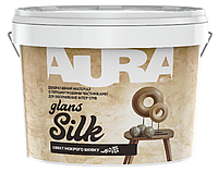 Декоративное перламутровое покрытие с эффектом мокрого шёлка AURA Silk Glans, 5л