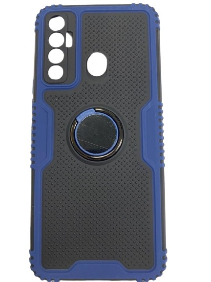 Силікон "Rainbow ring" Tecno Camon 17 Dark Blue, фото 1