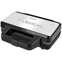 Електричний гриль для сендвічів на 1000 Вт на 4 відділення Lexical LSM-2519, фото 2