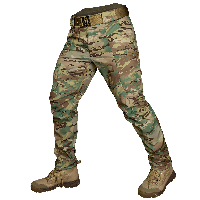 Штаны тактические мужские боевые демисезонные брюки для военных Camotec SoftShell Vent S Мультикам TR-44