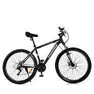 Велосипед спортивний 29" дюймів (рама 19'', SHIMANO 21SP, складання 75%) Profi MTB2903-5 Сірий, фото 2