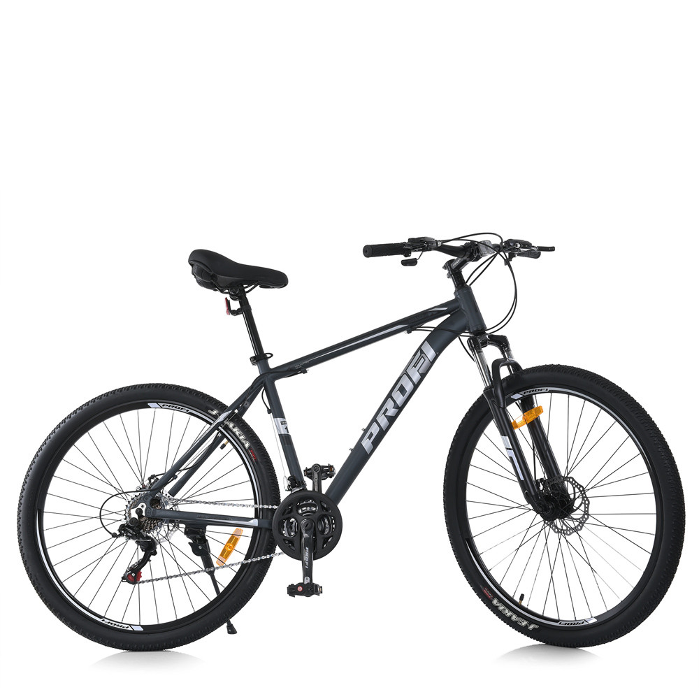 Велосипед спортивний 29" дюймів (рама 19'', SHIMANO 21SP, складання 75%) Profi MTB2903-5 Сірий, фото 1