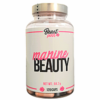 Рыбный коллаген с гиалуроновой кислотой и Витамином С BeastPink Marine Beauty 120 капсул