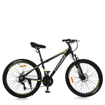 Спортивний велосипед 26 дюймів (рама 13", SHIMANO 21SP) Profi MTB2602-4 Чорно-жовтий