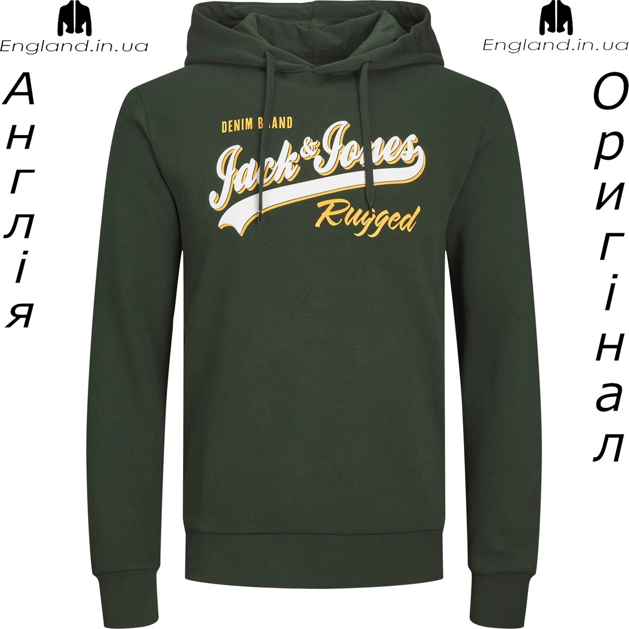 Кофта худі чоловіча Jack & Jones (Джек енд Джонс) з Англії