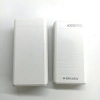 Корпус для додаткового акумулятора Remax Dinba 40000mAh White QC + PD 65W RPP-310 White (Оригінал з розбору) (Вживаний)