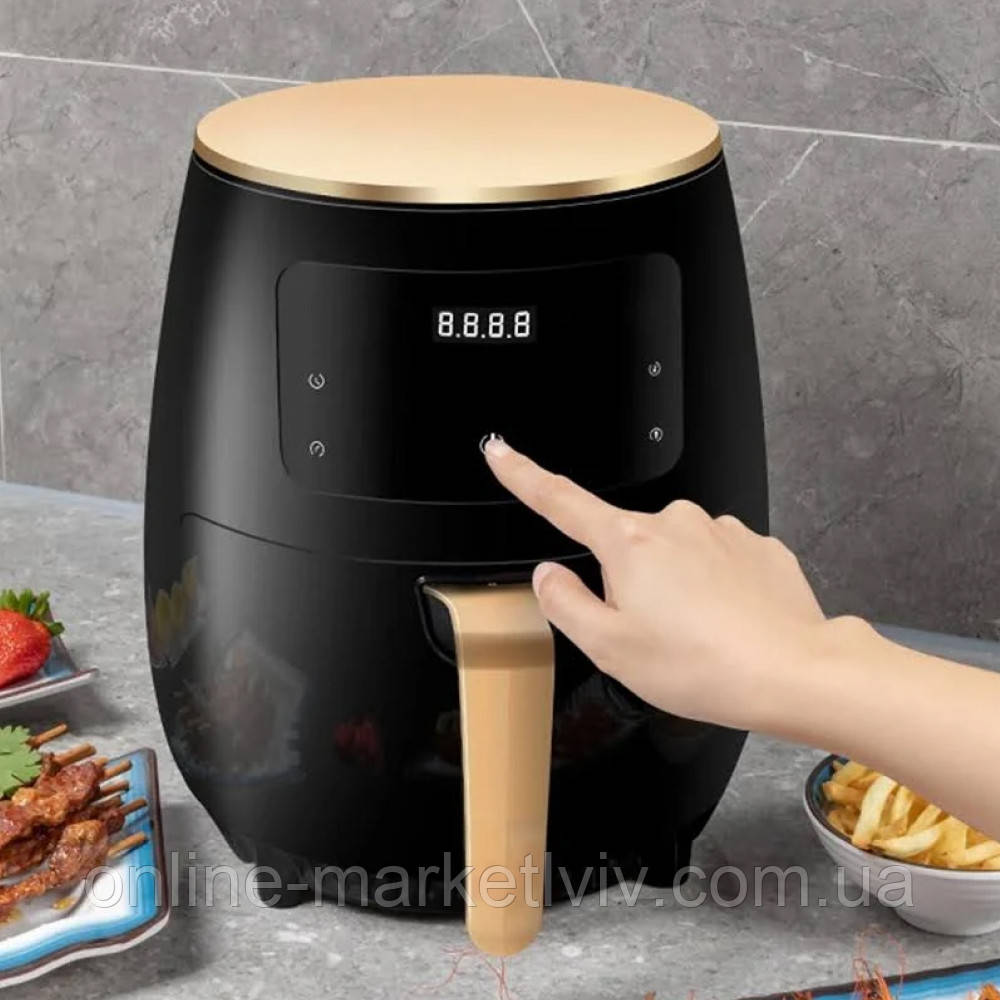 Аерофритюрниця 3200Вт, 6л, TK09904 / Мультипіч / Фритюрниця без олії / Аерогриль / Безмасляна фритюрниця, фото 1