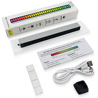 Светильник музыкальный эквалайзер 32 LED USB, D-08-RGB at