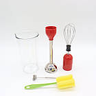 Блендер занурювальний з чашею 600мл, 1500W, VOLYX VO8514 / Кухонний блендер подрібнювач / Блендер-міксер, фото 8