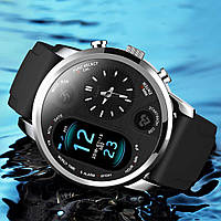 LEMFO T3Pro умные часы многофункциональные спортивные dual time zone дисплей умные водонепроницаемые часы