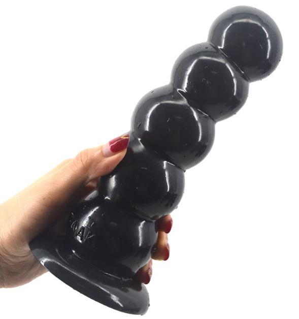 Ділдо для фістингу кулі на присосці, фото 1