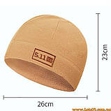 Снуд койот флісова шапка баф 5.11 Watch Cap шапка військова зимова літня шапка військова тепла тактична шапка ЗСУ ВТ0484 ZK-0312, фото 4